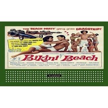 BILLBOARD BIKINI BEACH THEME INSERT Lionel Trains fits 310 Holder - $5.99