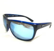 REVO Sunglasses RE1023 15 REMUS Black Blue Wrap Frames with blue Mirror Lenses - £110.05 GBP