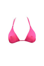 L&#39;agent By Agent Provocateur Womens Bikini Top Criss Cross Solid Pink Size Xs - £45.17 GBP