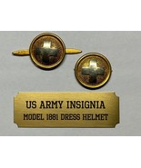 MODEL 1881, HOSPITAL CORPS, SHAKO DRESS SIDE BUTTONS, SET, INDIAN WARS, ... - $20.51 CAD