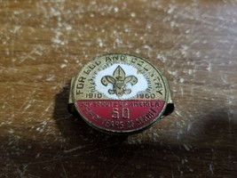 NJ JAMBOREE National Boy Scout 1960 Official Neckerchief Slide - $19.59