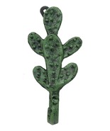 Pack Of 2 Cast Iron Verdi Green Southwest Bunny Ears Cactus Wall Hook Pl... - $478.49 MXN
