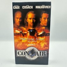Con Air (1997) VHS Action Movie Nicolas Cage John Cusack John Malkovich - $9.55
