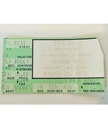 Aerosmith Metal Rock Concert Ticket Stub vtg 1976 Mcnichols Arena Denver... - £39.51 GBP