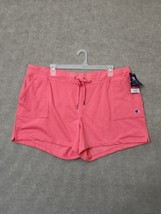 Champion Campus French Terry Shorts Womans 3X Pinky Peach Athleisure NEW - £14.71 GBP