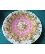 Josef Kuba Carlsbad Bavaria Platter Wall Decor Pink Gold 12&quot; ^^ - $196.33 CAD
