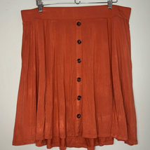 Mini Super Soft Button Up Skater Skirt Size 2/18-20 - £13.87 GBP