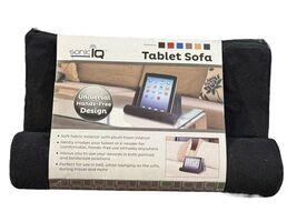 Tablet Sofa Lap Cushion Keyboard Laptop iPad iPhone Holder Cover Black NEW - $12.99