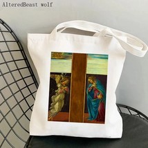 S botticelli printed tote bag women harajuku shopper handbag girl shoulder shopping bag thumb200