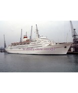 SL0569 - Russian Liner - Taras Schevchenko in dock - photograph 6x4 - $3.00