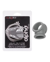 Alpha Liquid Silicone Precision Ring Grey - £9.56 GBP