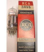 1 NOS RCA 3AV6 Dual Diode Triode Tube Tested TV-10B GM= 65  uMhos - $3.71
