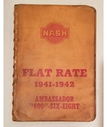 1941 1942 Nash Flat Rate Original Service Oper Manual - Ambassador 600 S... - $60.00