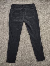 J. Crew Jeans Pants Womens 27 Black Corduroy Toothpick Skinny Stretch An... - $16.99