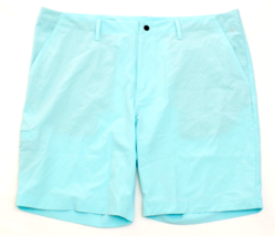 Adidas Bliss Blue Textured Classic Golf Shorts 9 Inch Inseam Men&#39;s 38 Waist - £59.34 GBP