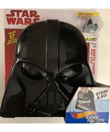 Hot Wheels Battle Rollers Star Wars Darth Vader Play Case Set W/ Vader F... - $14.73