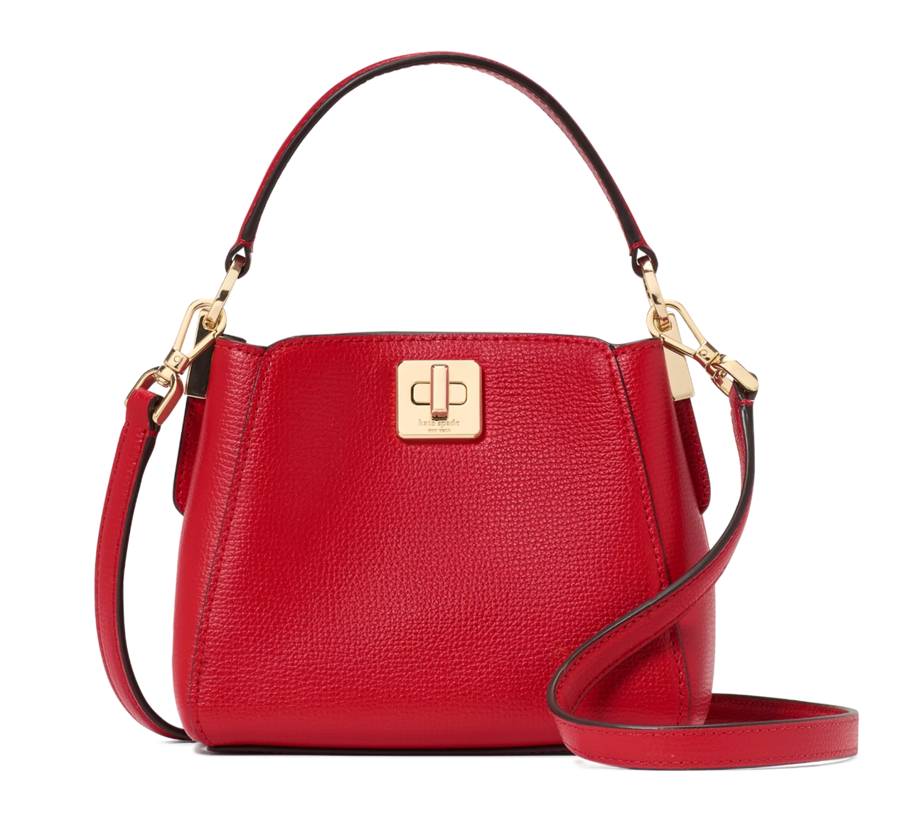 New Kate Spade Phoebe Mini Top Handle Crossbody Perfect Cherry with Dust... - $102.21