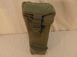 Military Surplus Army PRC Radio Gray Padded MOLLE Clips Shoulder Strap Bag - $46.45 CAD