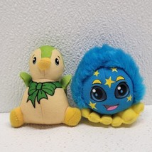 Burger King Mini 3&quot; Plush Neopet Starry JubJub &amp; Green Bruce Penguin - $19.70