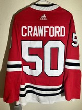 Adidas Authentic Adizero Nhl Jerseychicago Blackhawks Corey Crawford Red Sz 52 - £53.79 GBP