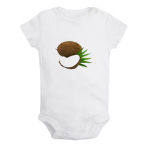 Baby Fruit Coconut Pattern Romper Newborn Bodysuit Infant Jumpsuit Babies Outfit - £8.33 GBP