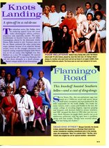 Knots Landing Flamingo Road Cast 1 page original clipping magazine photo... - £3.15 GBP