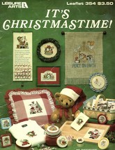 Leisure Arts Its Christmastime Leaflet 354 with 29 Designs Cross Stitch Patterns - £5.89 GBP