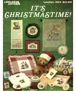Leisure Arts Its Christmastime Leaflet 354 with 29 Designs Cross Stitch ... - £5.88 GBP