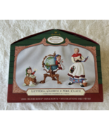 Hallmark Keepsake 2001 Lettera Globus Mrs Claus 3 Piece Set Christmas Or... - $188.04 MXN
