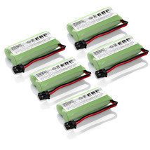 5Pc Home Phone Battery For Uniden Bt-1008 Bt1008 Bt-1016 Bt1008S 2.4V 90... - £29.88 GBP
