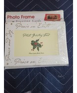 New 12 Count Photo Insert Christmas Cards 4&quot; x 6&quot; With  Envelopes  In Or... - $14.84
