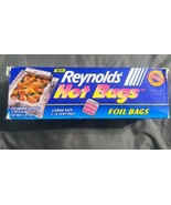 Vintage Reynolds Hot Bags 3 Pack Large Size Aluminum Foil Bags Discontin... - $19.79