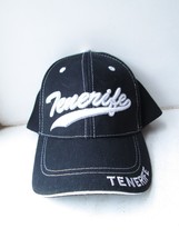 Tenerife Men’s Black Embroidered Baseball Cap Hat One Size  - $12.27