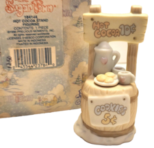 Precious Moments Sugar Town HOT COCOA STAND Figure 184144 Christmas Retired 1996 - £8.75 GBP