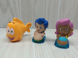 Nick Jr Bubble Guppies School Bus Replacement Figures Molly Gil Mr Grouper lot - £15.56 GBP