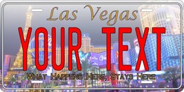 Las Vegas License Plate Personalized Custom Auto Car Bike Moped Motorcycle Tag - $10.99+