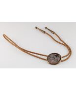Morgan Dollaro Bolo Cravatta Con Intrecciato Marroncino pelle &amp; Strisce - $4,162.06 MXN