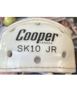 Vintage Cooper SK10 SK 10 JR Hockey Hurling Casco Bianco Regolabile - €92,03 EUR