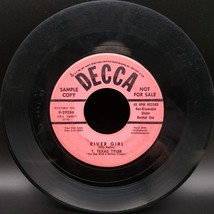 T Texas Tyler on Decca Records River Girl / Golden Wristwatch 45 RPM Sample Copy - $7.91