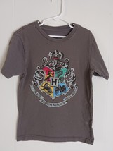 Harry Potter Hogwarts Gray Tee Boys Size Small - $6.54