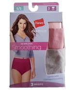 Three (3) HANES ~ Seamless ~ Smoothing ~ SMALL (5) ~ Tagless Briefs ~ Wi... - $445.10 MXN