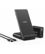 Anker Wireless Charger PowerWave Evo Stand with QC Wall Charger 10W Fast... - $64.26 CAD