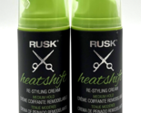 Rusk Heatshift Re-Styling Cream Medium Hold 3.4 oz-2 Pack - £17.08 GBP