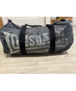 Lonsdale Duffle Gym Travel Bag Gray Boxing Punk Oi! Cock Sparrer - $49.50