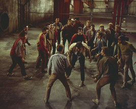 West Side Story George Chakiris Richard Beymer gang fight scene 16x20 Canvas Gic - £54.81 GBP