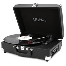 Vinyl Record Player, 3-Speed Portable Suitcase Record Player With Dual B... - £207.49 GBP