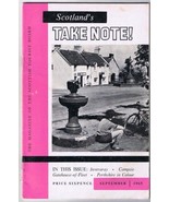 Scotland Take Note Magazine Tourist Board September 1965 34 Pages - £2.85 GBP