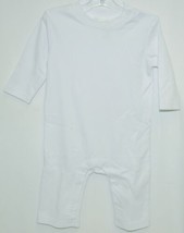 Blanks Boutique Boys Long Sleeved Romper Color White Size 6 Months - $14.99