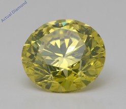 Round Natural Mined Loose Diamond (2.01 Ct Yellow SI1(Enhanced )) IGL - £3,750.99 GBP