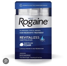 ROGAINE Men&#39;s 5% Minoxidil Foam Hair Regrowth Treatment 3-month, Exp. 01... - $53.00 CAD